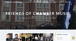 Desktop Screenshot of chambermusicfriends.org